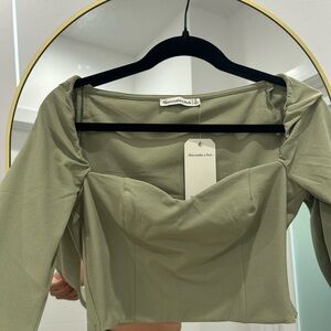 Sweetheart blouse bustier